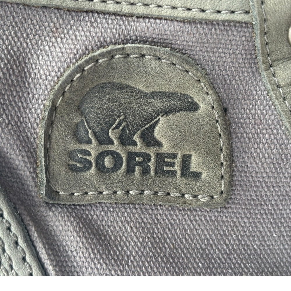 Sorel Lexie Wedge waterproof upper lace up in Quarry grey color | Size 7 - Picture 12 of 16